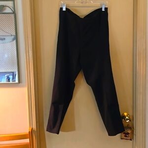 J Jill ankle pants, flat waist, two front inseam zip pockets